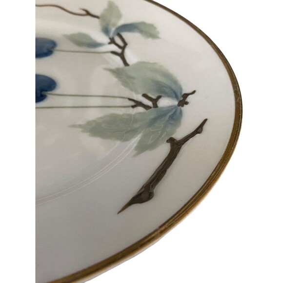 ROSENTHAL BAVARIA Salad Plate Blue Cherries 7 11/16" - Picture 3 of 6